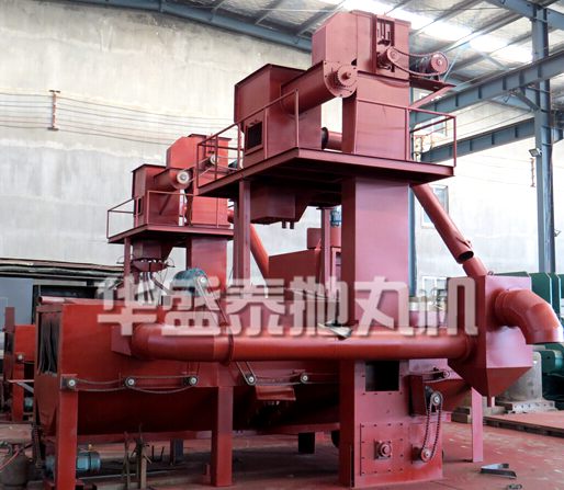 車間通過式拋丸機生產現(xiàn)場 車間通過式拋丸機生產現(xiàn)場