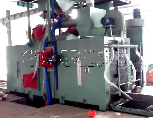 東營拋丸機清理鋼結構現場