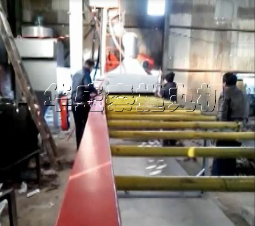 圓鋼拋丸機工作現(xiàn)場 圓鋼拋丸機工作現(xiàn)場